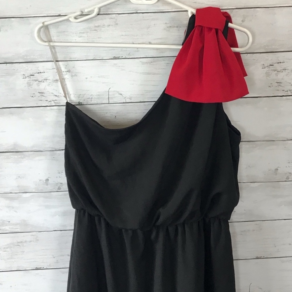 Newbury Kustom Black Dress with Red Accent UGA game day - Picture 5 of 5